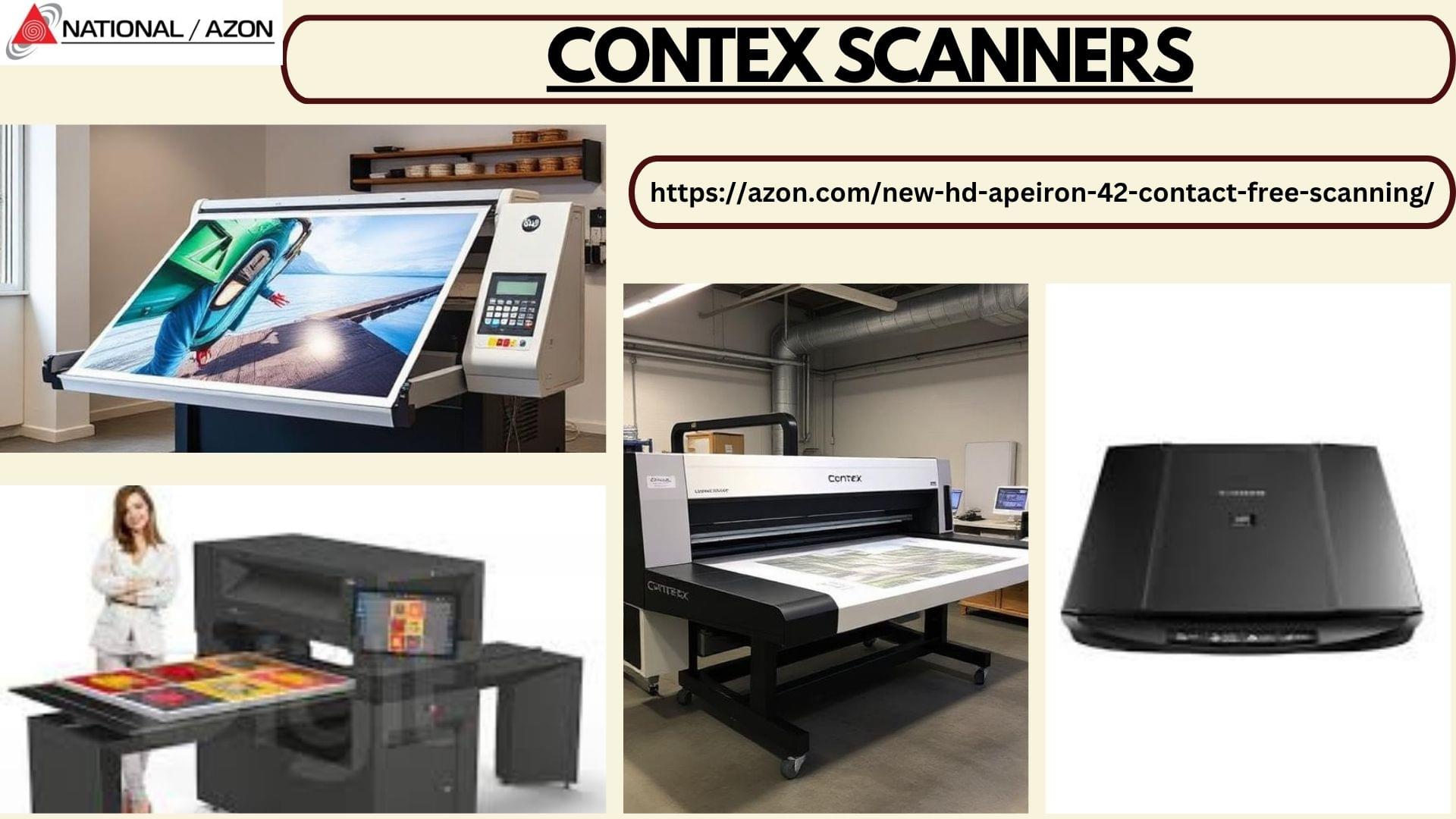 Technologically superior Contex scanners provide highest quality, flexible scanning