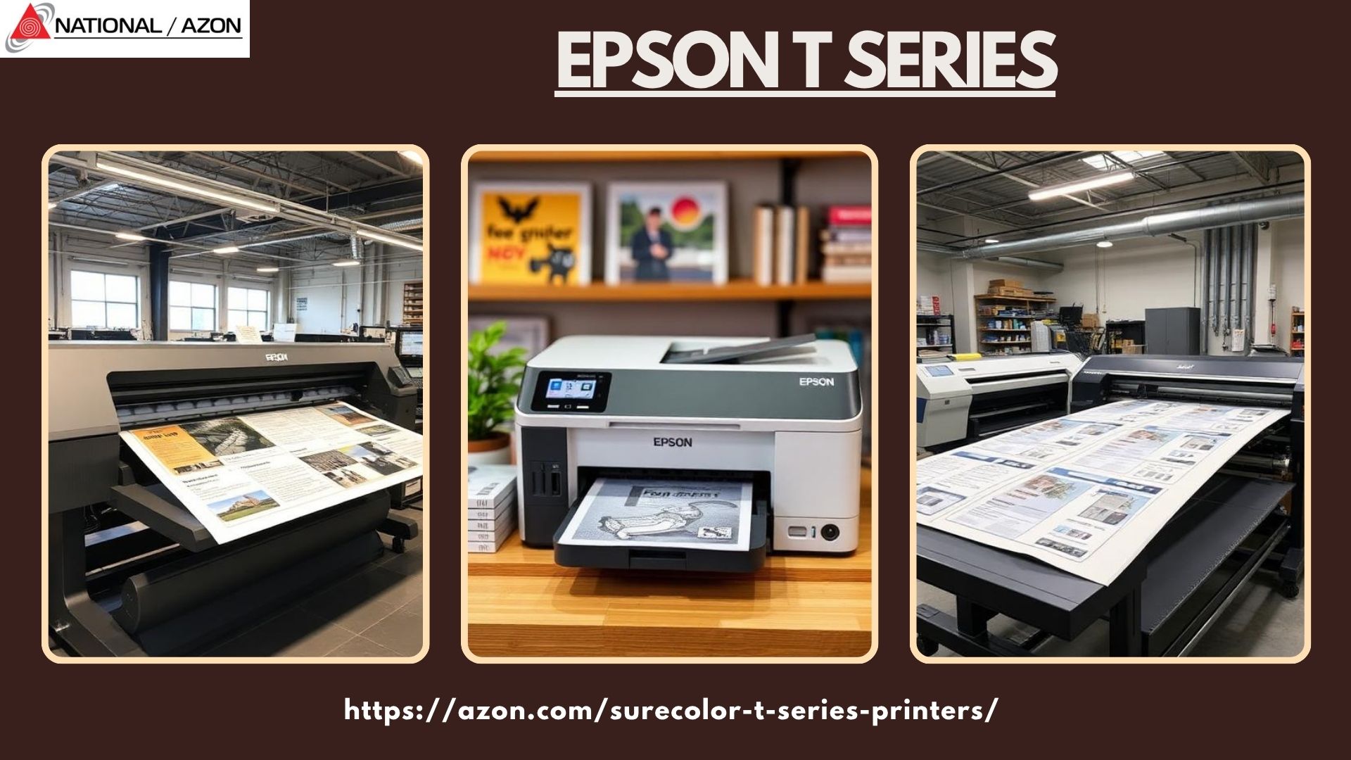 Go for nothing but the best Epson T Series printers for visually stunning marketing materials
