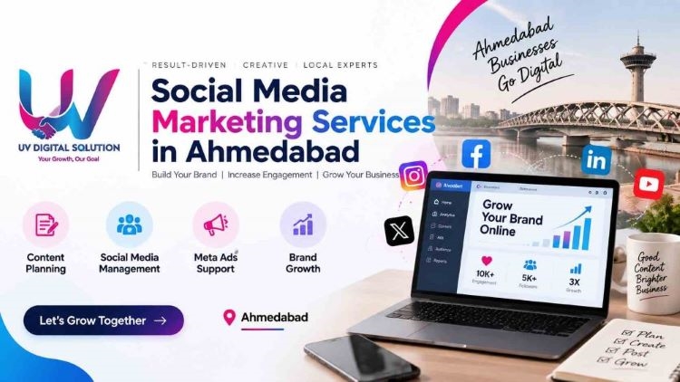 Social Media Marketing Services in Ahmedabad | UV Digital