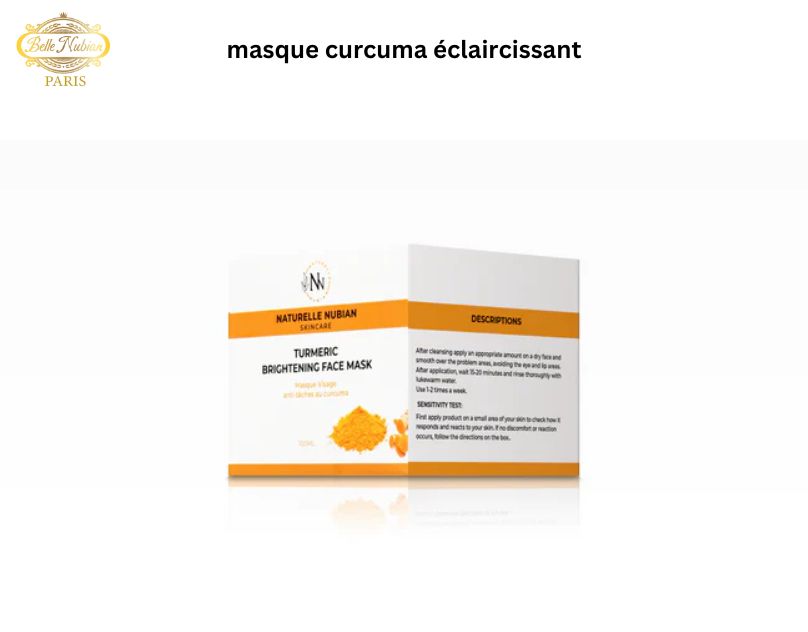 Masque curcuma éclaircissant pour révéler votre éclat