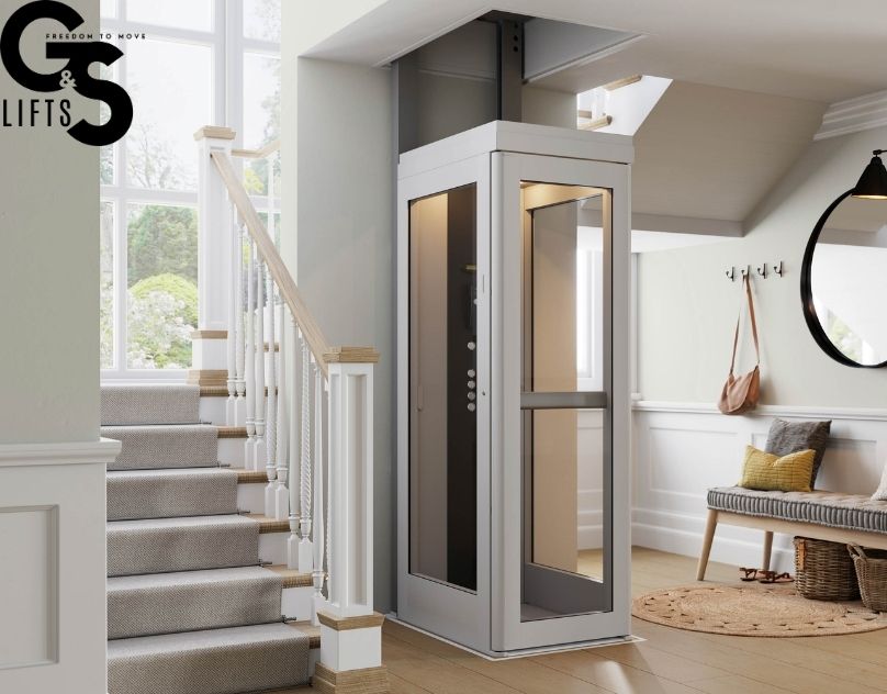 Air Powered Lift for Contemporary Home Access